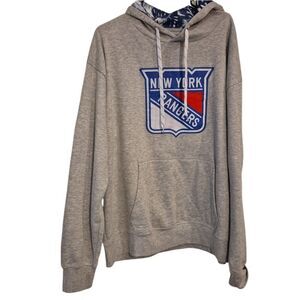 NHL Calhoun Surf & Skate‎ Pull over hoodie NY Rangers Size XL unisex Grey